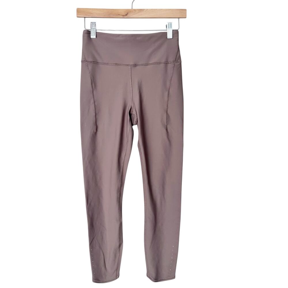 Athleta Pacesetter 7/8 Tight Tan Leggings Sz S